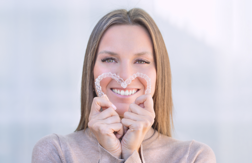 happy patient just had her invisalign at Fidalgo Island Dental at Anacortes